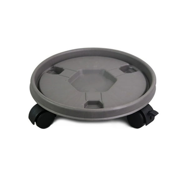 Plant Mover with Wheels 260mm Heavy Duty Movable Tray Rolling Planter Caddy Indoor Outdoor Use 360 Degree Rotating Wheels for Large Pots Trees Vases Barrels Cupboards Trash Cans Floor Protection