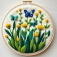 thumbnail image 1 of Plant Needle Felting Set, Beginner Felt Painting Set, With Wool Felt Painting Set, Decorative Frame, Suitable for Home Decoration, Christmas Gift, 1 of 8