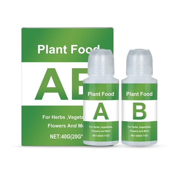 Plant Nutrition Powder Ab Agent For Soilless Cultivation Hydroponic And Soil Use Promotes Growth Strong Roots Increased Yield Family Farm Gardening Efficient Care Easy Application