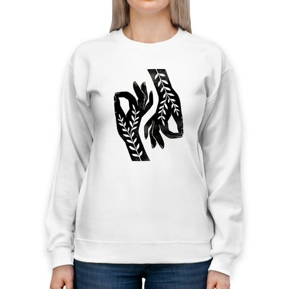 Plant Offering Iii Sweatshirt Women -Victoria Barnes Designs, Female 3X-Large