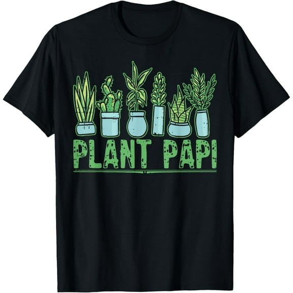 Plant Papi Daddy Father Gardener Gardening Father’s Day T-Shirt
