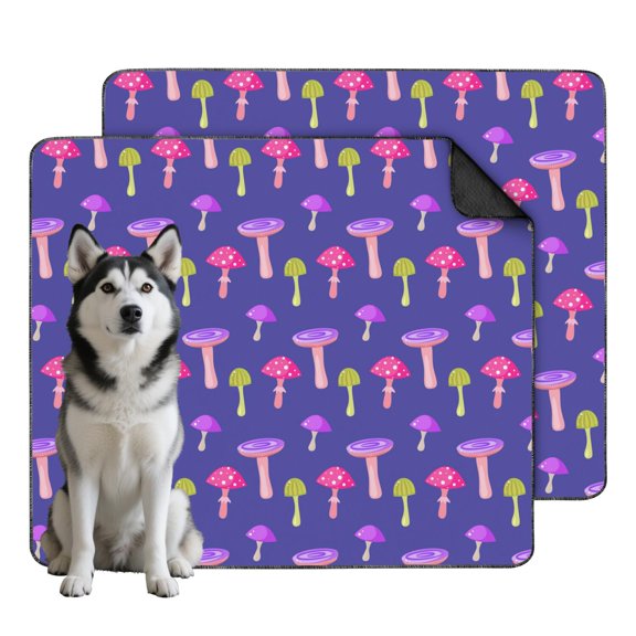 Plant Pattern Washable Pee Pads, Ideal for Puppy Training, Senior Dogs, and Indoor Pet Areas (Plant patterns, 35"x41")