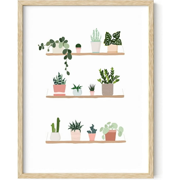 Plant Pictures Wall Art Succulent Art Wall Decor by Haus and Hues Plant Prints Wall Art and Botanical Plant Wall Art Prints Cactus 12x16