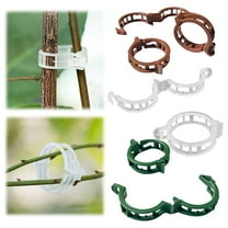Plant Plastic Clip White 200Pcs Plastic Clips Plant Support Clips Tomato Clips Plant Clips Cages Plant Vine Vegetable Fastening Clip Grafting Tools Make Plant Grow and Healthier(200Pcs)