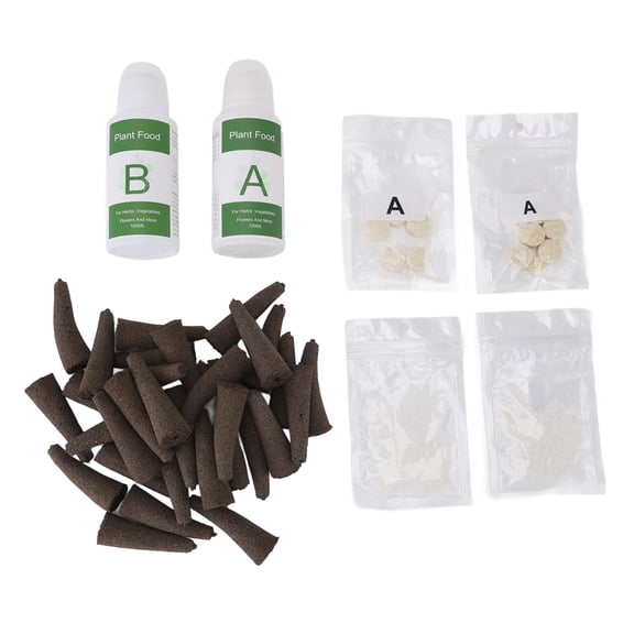 Plant Pods Kit, Professional Plant Pods Set Simple Operation 50pcs Growing Sponges For Indoor Garden