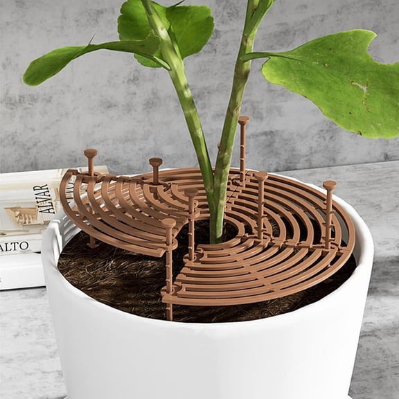 Plant Pot Cover Soil Guard for Cats, Cuttable Grid Flower Pot Protector Mesh, Digging Stopper for Indoor and Outdoor Potted Plants,7.48in