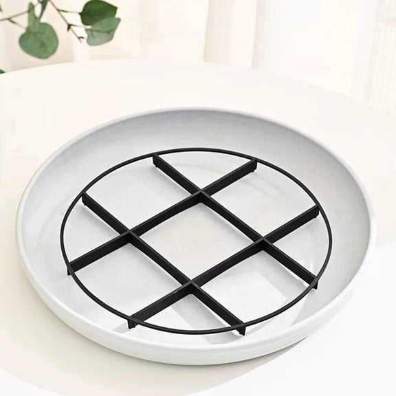 Plant Pot Risers 10 Pack, Round Pot Elevator for Indoor Plant Drainage, Flower Pot Ventilation Base to Prevent Root Rot, Low-Water Plant Herb Planter Stand for Patio Deck Floor Protection