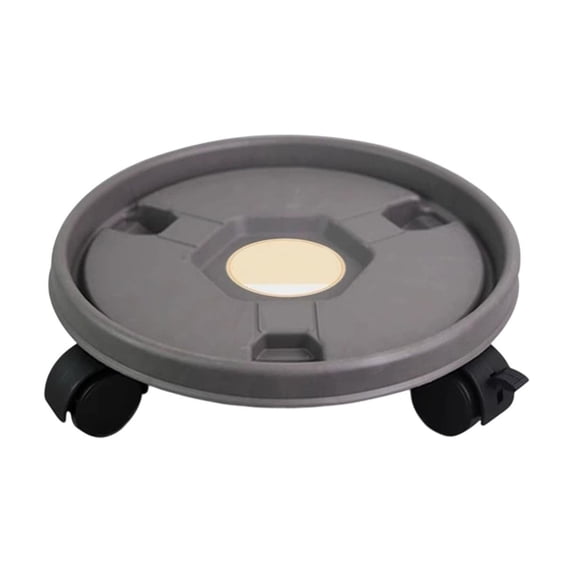 Plant Pot Tray Mobile Stand Rolling Base Circular Saucer Plant Caddy Moving Platform Garden Accessory