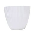 thumbnail image 1 of Plant Pots, 5 Pack Flower Pots Outdoor Indoor, Planters with Drainage Hole and Tray Saucer Ivory white 9CM, 1 of 8
