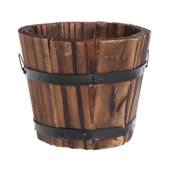 Plant Pots Barrels Planter Indoor Outdoor Flower Pots Container Decorations for Garden Farmhouses Home Small Bucket
