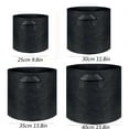 Plant Pots Nonwoven Fabric Pots With Handles Heavy Duty Gardening