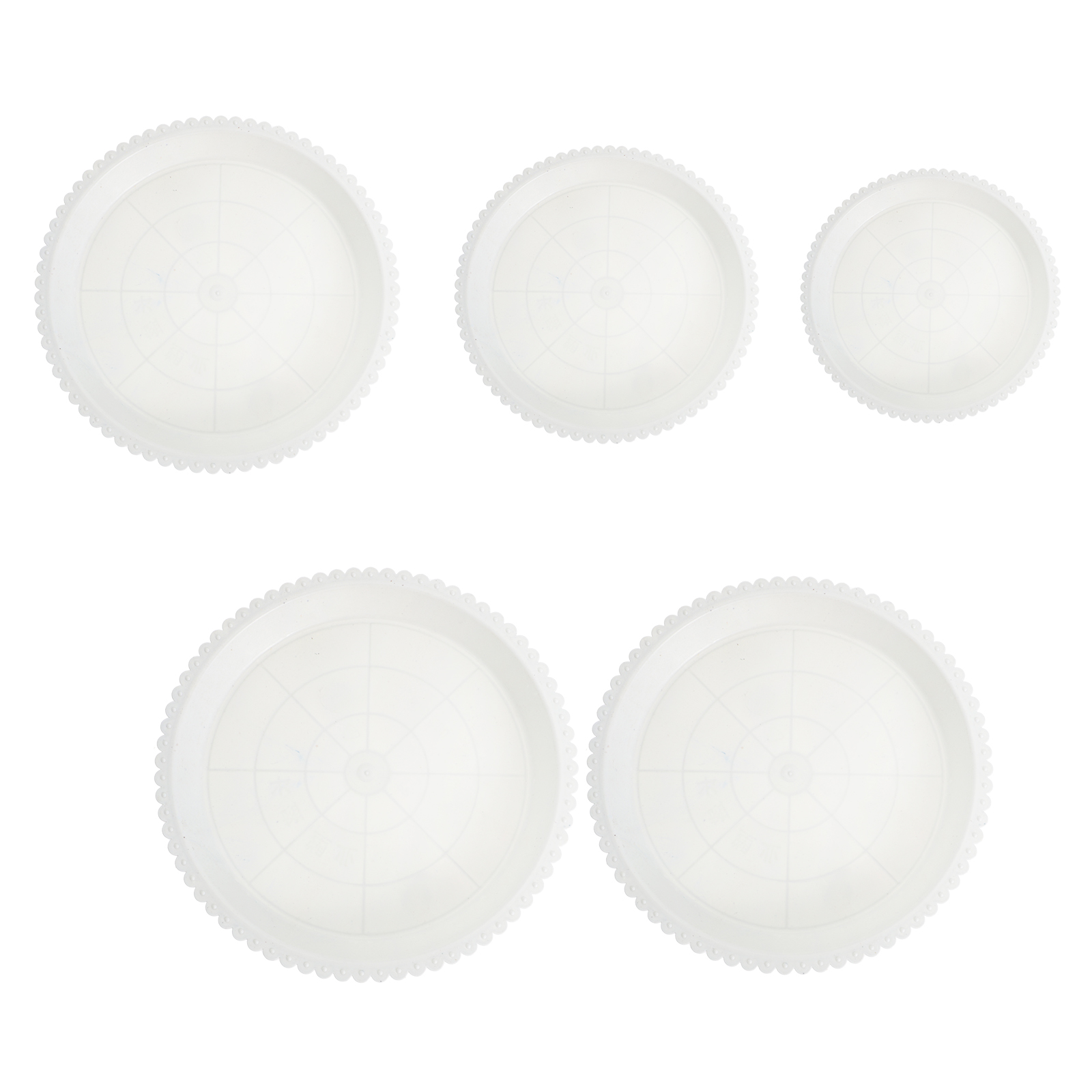 Plant Pots Saucer 25pcs Round Plant Pot Water Drip Trays Indoor Flower