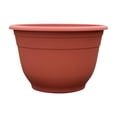 thumbnail image 1 of Plant Pots for Indoor Outdoor, Lightweight Simple Style Plastic Floor Planters with Drainage Holes, for Home, Patio & Garden Brown, 1 of 6