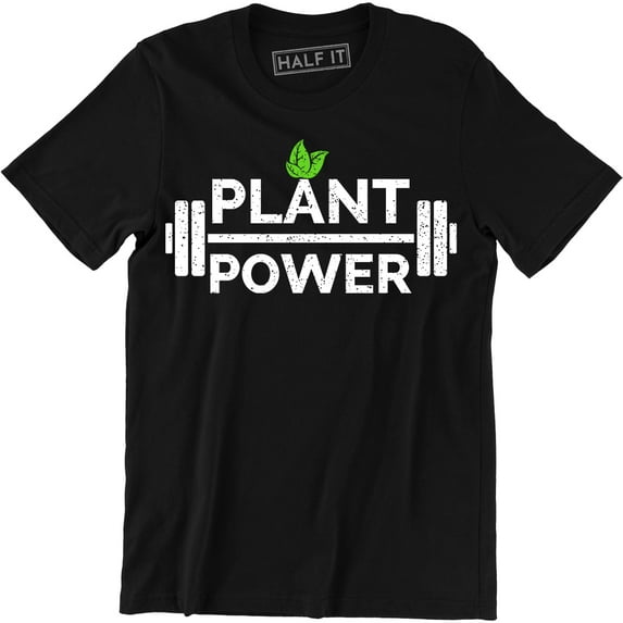 Plant Power Funny Vegan Vegetarian Healthy Men's Short Sleeve T-Shirt