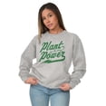 thumbnail image 1 of Plant Power Vegetarian Vegan Workout Sweatshirt for Men or Women Brisco Brands S, 1 of 6
