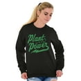 thumbnail image 1 of Plant Power Vegetarian Vegan Workout Sweatshirt for Men or Women Brisco Brands S, 1 of 6