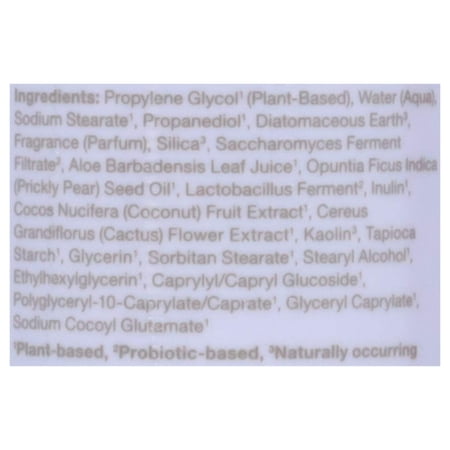Plant & Probiotic Based Aluminum Free Supernatural Deodorant- Coconut Coast Stick (2 oz)