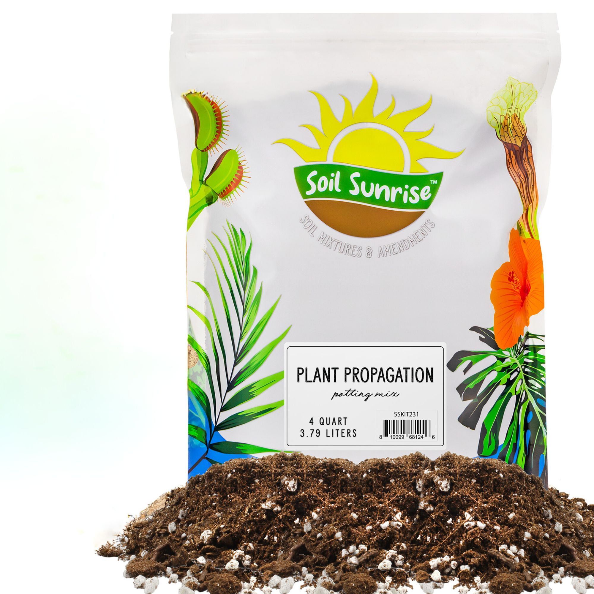 Plant Propagation Potting Mix (4 Quarts); Ideal Starter Mix for Rooting Plant Cuttings