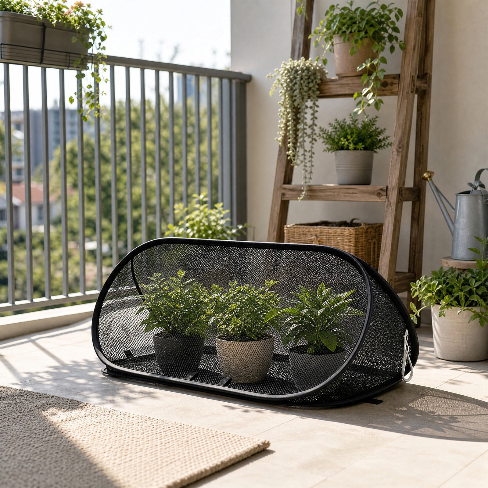 Vegetable Protector Plant Protection Cage, Foldable Mesh Garden Cover for Vegetables ...