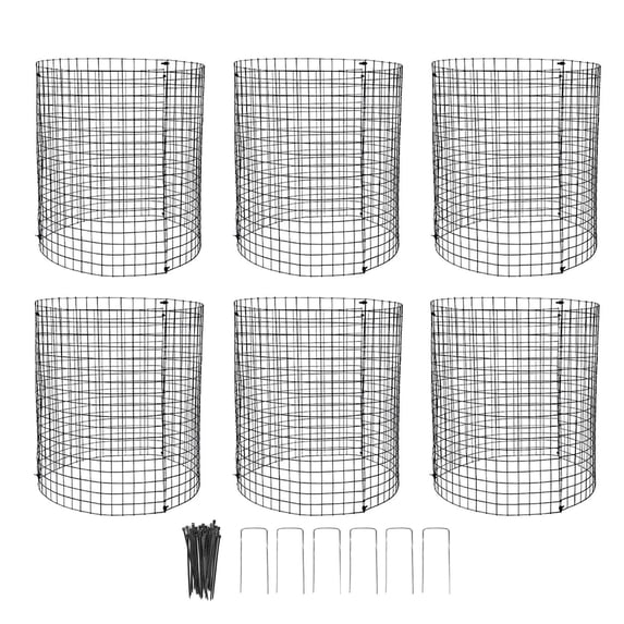 Plant Protector Cage, Wire Mesh Panels with Stakes And Zip Ties, Metal Plant Cage for Protecting Vegetables Flowers Saplings from Chicken Rabbits Squirrels