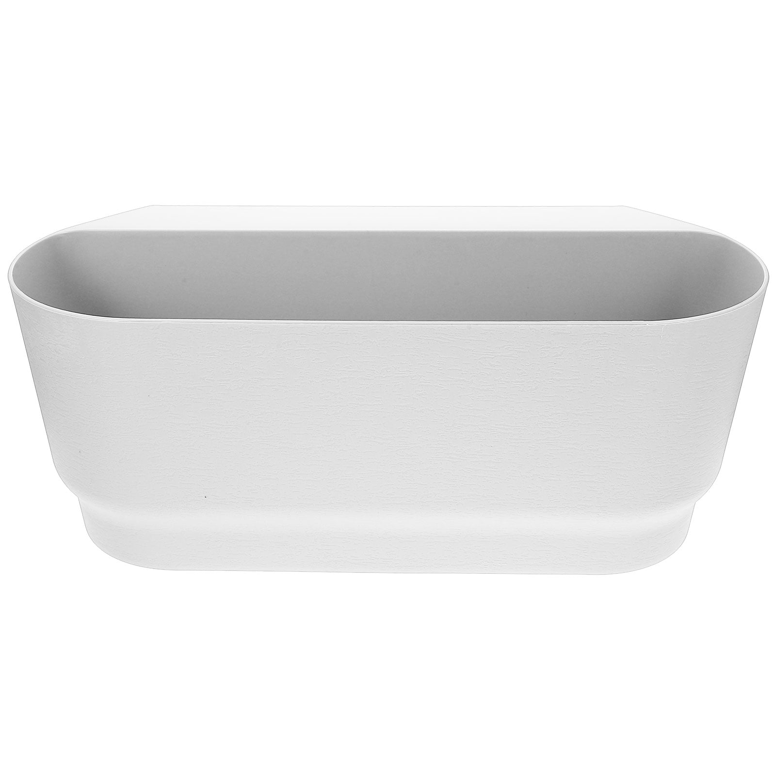 Plant Railing Planter Garden Hanging Flower Pot Balcony Wall White