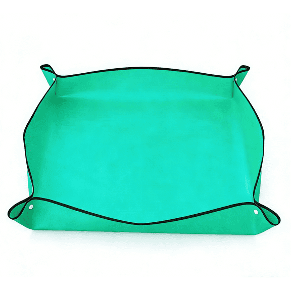 Plant Repotting Mat 26"x26" Waterproof, Foldable & Portable Gardening Tray for Indoor Plant Transplanting & Mess Control(RL 1 PC)