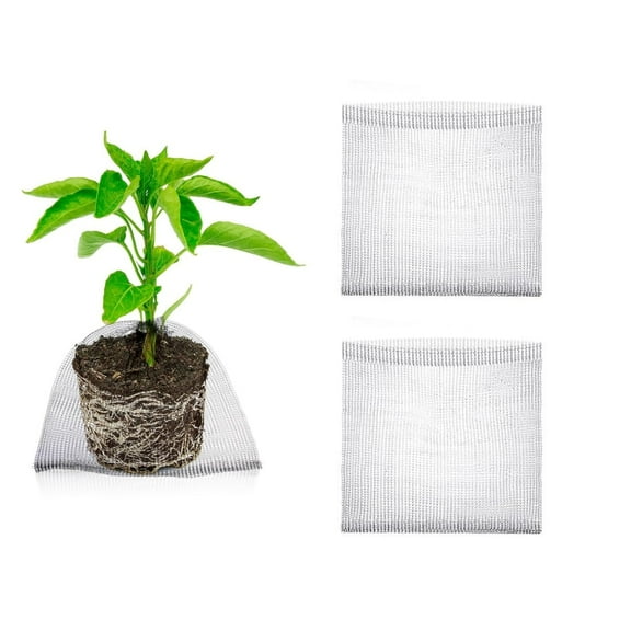 Plant Root Protectors,14x14In Plant Root Guard Baskets,Stainless Steel Wire Speed Baskets,Anti Gopher Mesh for Flowers,Vegetables Protection