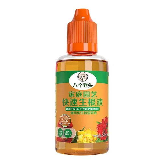 Plant Rooting Agent,Rooting Hormone for Easy to Root Plants, Fast & Easy Way to Clone Plants from Cuttings,Liquid Transplanting Rooting Cutting Rooting Agent 50ml
