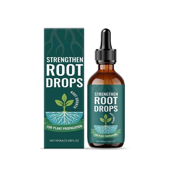 Plant Rooting Drops for Faster Root Growth, Liquid Root Stimulator for Cuttings and Seedlings