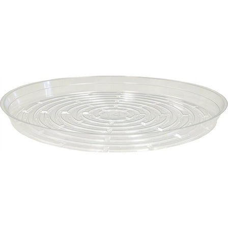 Plant Saucer, 14-Inch Diameter, Clear