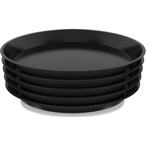 Plant Saucer 22 Inch, Heavy Duty Plant Tray for Pots, Plastic Pot Saucers for Plants, Large Drip Trays for Potted Plants, Round Water Tray for Indoors
