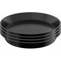 Plant Saucer 4 6 8 10 12 Inch, 4 Pack Plant Tray for Planter Pot, Plastic Flower Pot Saucers Drip Water Trays for Indoors and Outdoors