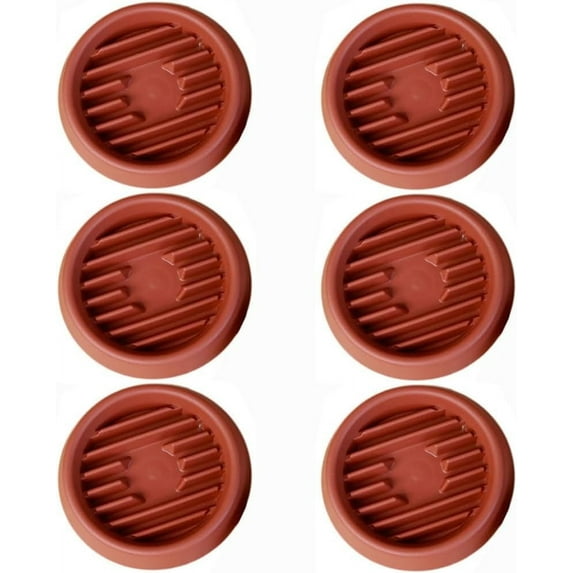 Plant Saucers Round Terracotta Plastic Drip Trays 6 Count