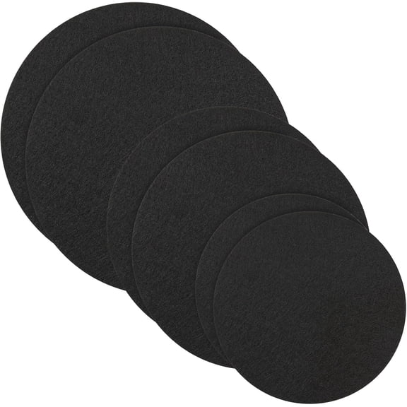 Plant Saucers for Indoors, 6PCS Round Felt Mat Reversible Fabric Coaster Absorbent Waterproof Pot Gardening, Indoor and Outdoor Pots, DIY Craft Supplies(4, 6, 8)