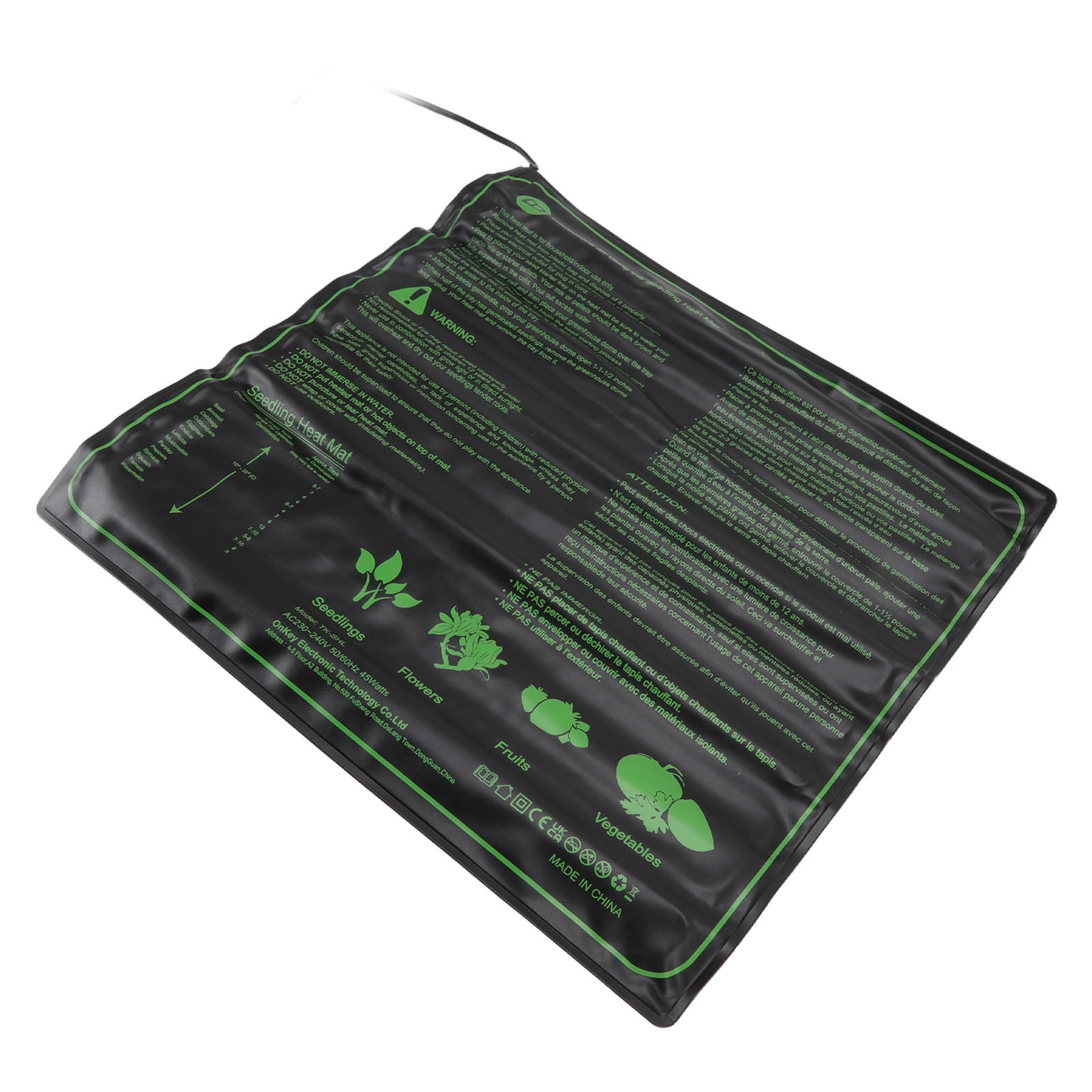 Plant Seed Germination Heat Pad, 6 Gear Temperature Waterproof Plant