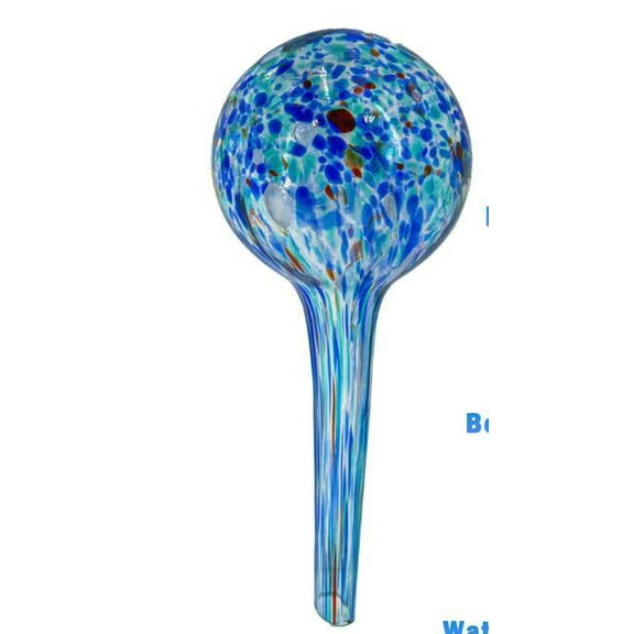 Plant Self-Watering Globe Outdoor/Indoor Art Glass