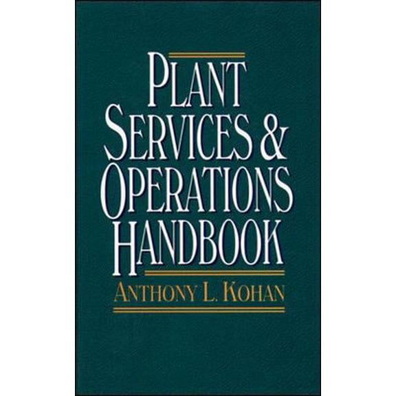 Pre-Owned Plant Services & Operations Handbook (Hardcover) 0070359407 9780070359406