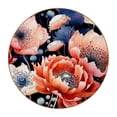 thumbnail image 1 of Plant Set of 6 Microfiber Leather Round Coasters, 11x11 cm/4.3x4.3 Inches, Drink Coasters for Table, Easy to Clean Beverage Coasters, 1 of 6