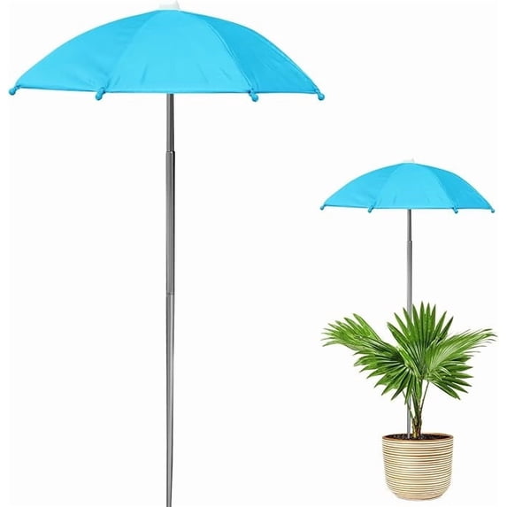 Plant Shade Umbrella | Adjustable Stainless Steel Stake | 27cm Durable Heat-Resistant Sun Canopy | Corrosion-Resistant Frame | Reusable Plant Protector | Garden & Patio Use | 1 Pack