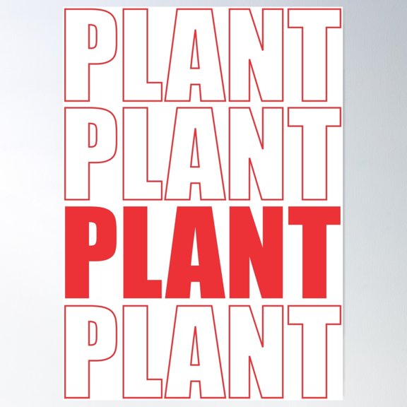 Plant Shirt Poster Wall Art, Modern Wall Decor For Living Room Bedroom, 12x18 UNFRAMED