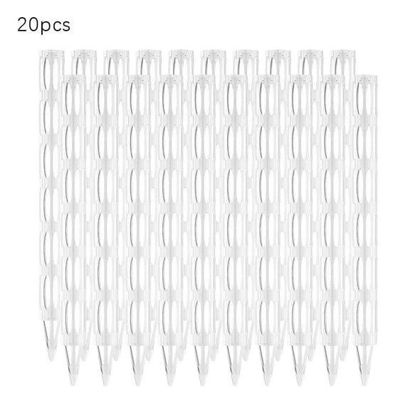 Plant Soil Ventilation Tube 20 Pack, Root Aerator for Potted Plants, Prevents Overwatering Root Rot