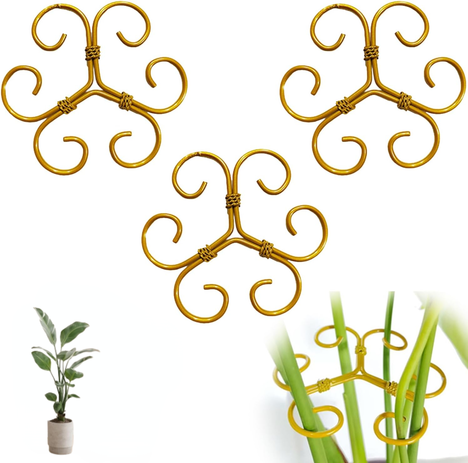 Taolixe Monstera Plant Stabilizer Metal Plant Stem Holder Indoor Plant Support Stem Stabilizer Garden Flowers Potted Plants Thriving Growth Clearance