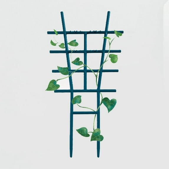 Plant Stake Plastic Plant Support Stake Stackable Trellis 11 Inch Garden Grid Climbing Frame for Vines Jasmine Cucumber Indoor Potted Plants Adjustable Climbing Stand Climbing Trellis