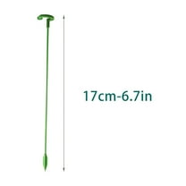 Plant Stakes 5 Pcs, Plant Support Sticks, Garden Single Stem Flower Plant Support, Plant Cage Support Ring, Plant Stakes for Indoor Plants Phalaenopsis Orchid Peony Tomato Flower