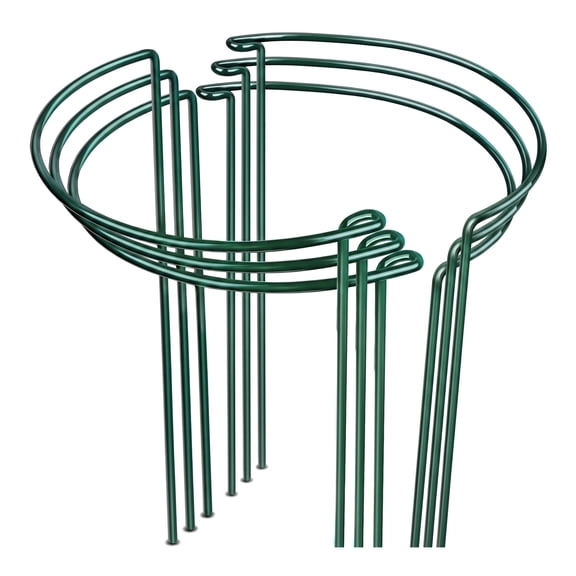 Plant Stakes 6 Pack for Outdoor Plants, Support Cages for Tomatoes Hydrangeas 15.74in