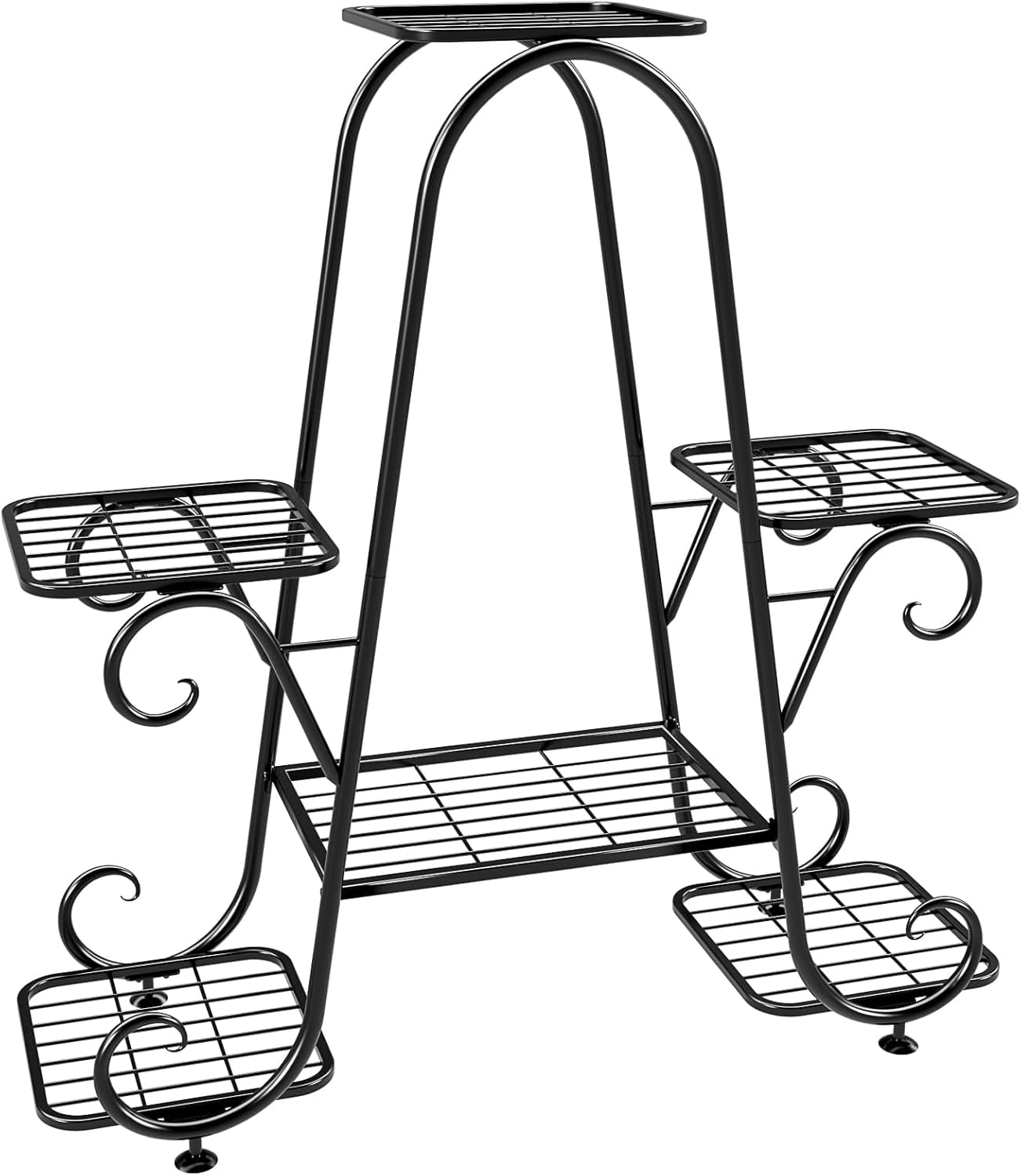 Plant Stand 6 Tier Metal Plant Stands for Indoor Outdoor Plants