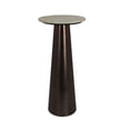 thumbnail image 1 of Plant Stand Accent Table, Bronze Metal, Round Gray Marble Top, 26 Inch, 1 of 5
