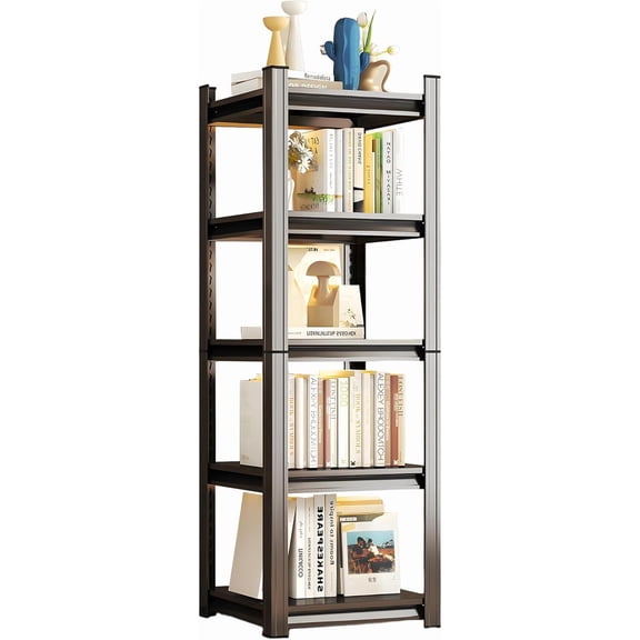 Plant Stand Indoor Outdoor,54" H Storage Shelves,Tall Plant Shelf for Multiple Plants Pots Metal Flower Stand Large Flower Holder for Living Room, Balcony,Garden Decor (5 tier-11.8" D*15.7" W*54" H)