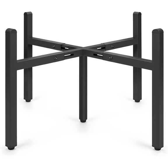 Plant Stand Indoor Outdoor, Adjustable Plant Stands Fit for 1520-Inch Large Plants, Mid-Century Metal Planter Stand, Heavy-Duty Single Modern Plant Holder for Living room, Patio