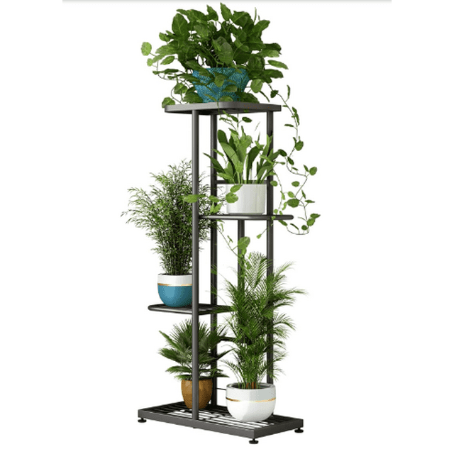 Plant Stand Indoor Outdoor Metal 6 Tier Potted Multiple Flower Pot